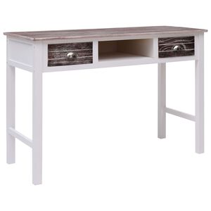 vidaXL Psac&iacute; stůl hněd&yacute; 110 x 45 x 76 cm dřevo