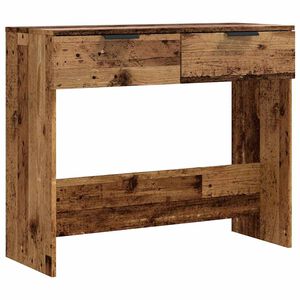 vidaXL Konzolov&yacute; stolek old wood 90x36x75 cm kompozitn&iacute; dřevo