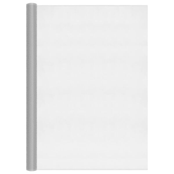 vidaXL Síť proti hmyzu hliník 112 x 500 cm stříbrná