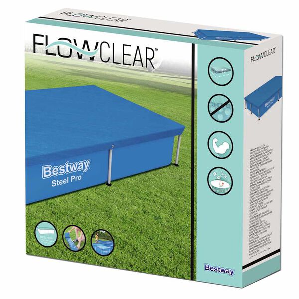 Bestway Kryc&iacute; plachta na baz&eacute;n Flowclear 221 x 150 cm