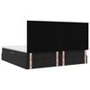 vidaXL Postel s &uacute;ložn&yacute;m prostorem a LED osvětlen&iacute;m Čern&aacute; 200 x 200 cm
