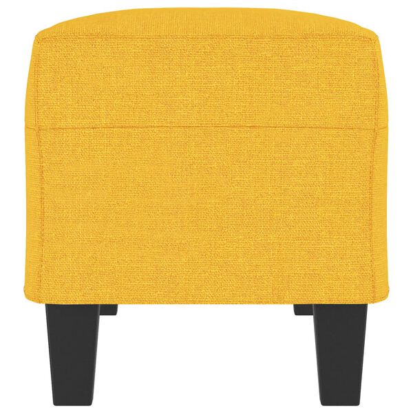 vidaXL Lavice světle žlut&aacute; 100 x 35 x 41 cm textil