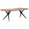 vidaXL J&iacute;deln&iacute; stůl 200 x 90 x 76 cm masivn&iacute; regenerovan&eacute; dřevo