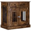 vidaXL N&aacute;bytek pro ps&iacute; kotec Kouřov&yacute; dub 80 x 47,5 x 80 cm