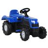 vidaXL Dětsk&yacute; &scaron;lapac&iacute; traktor modr&yacute;