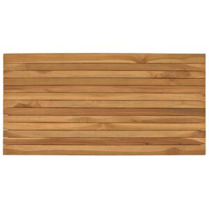 vidaXL Deska stolu 100 x 50 x 3,5 cm Obd&eacute;ln&iacute;kov&yacute; Pevn&eacute; teakov&eacute; dřevo