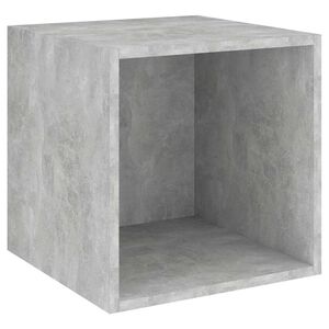 vidaXL N&aacute;stěnn&aacute; skř&iacute;ňka betonově &scaron;ed&aacute; 37 x 37 x 37 cm dřevotř&iacute;ska