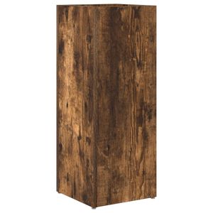 vidaXL Stojan na slunečn&iacute;ky s &uacute;loži&scaron;těm Kouřov&yacute; dub 25 x 24,5 x 64 cm