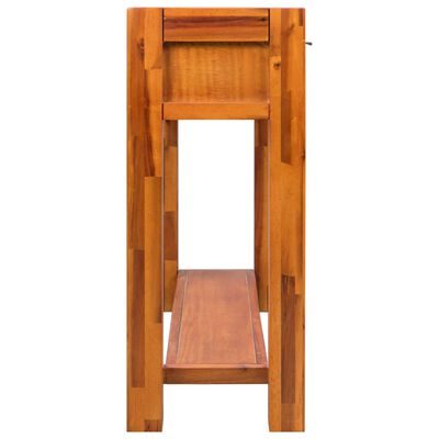 vidaXL Konzolový stolek z masivního akáciového dřeva 86 x 30 x 75 cm