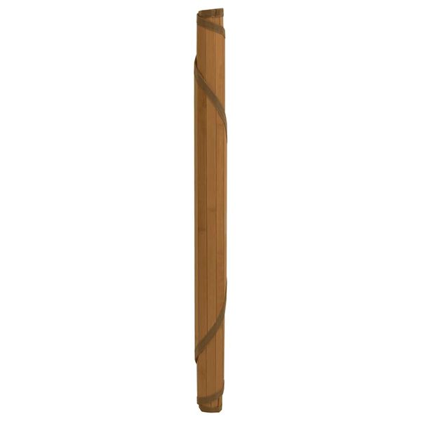 vidaXL Koberec kulat&yacute; hněd&yacute; 60 cm bambus
