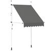 vidaXL Ručně zatahovac&iacute; mark&yacute;za 150 cm antracitov&aacute;