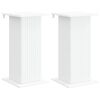 vidaXL Stojan na rostliny 2 pcs B&iacute;l&aacute; 30,5 x 30 x 60,5 cm