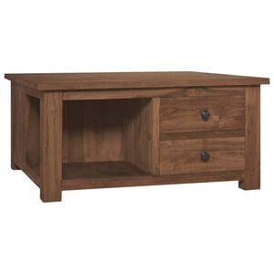vidaXL Konferenčn&iacute; stolek 68 x 68 x 33 cm masivn&iacute; teakov&eacute; dřevo
