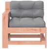 vidaXL Zahradní pohovka s područkou a poduškou masivní dřevo douglasky
