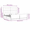 vidaXL Postel s boxspringem s čelo Tmavě &scaron;ed&aacute; 180 x 200 cm samet