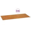 vidaXL Stře&scaron;n&iacute; panely 36 ks rezav&eacute; 100 x 44 cm cortenov&aacute; ocel
