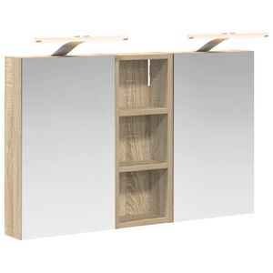 vidaXL Sada koupelnov&yacute;ch skř&iacute;něk s polic&iacute; 3 pcs 80 x 10,5 x 50 cm