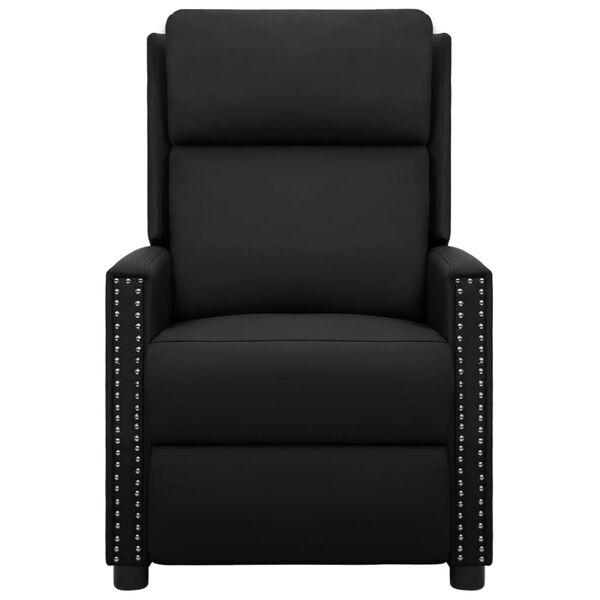 vidaXL Elektrické masážní křeslo černé umělá kůže