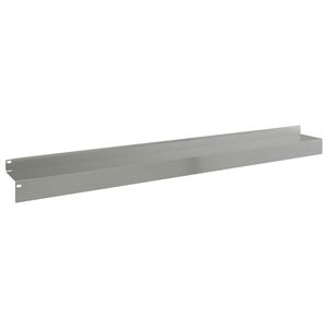 vidaXL Okraj tr&aacute;vn&iacute;ku 30 pcs 100 x 10 x 8 cm Ocel Stř&iacute;brn&aacute;