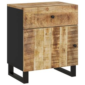 vidaXL Nočn&iacute; stolek 50x33x60 cm masivn&iacute; mangovn&iacute;k a kompozitn&iacute; dřevo