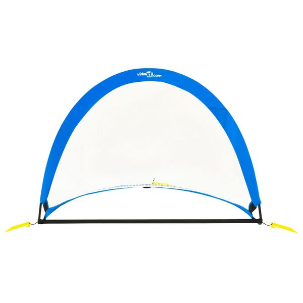 vidaXL Dětsk&eacute; fotbalov&eacute; branky 2 ks &uacute;ložn&yacute; vak 119 x 82 x 84,5 cm