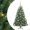 vidaXL Uměl&yacute; Skl&aacute;dac&iacute; V&aacute;nočn&iacute; Strom Zelen&aacute; 120 cm PVC a kov