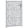 vidaXL Zahradní brána 100 x 150 cm odolná ocel s motivem stopy