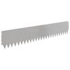 vidaXL Okraj tr&aacute;vn&iacute;ku 10 pcs 103 x 20 cm Ocel Stř&iacute;brn&aacute;