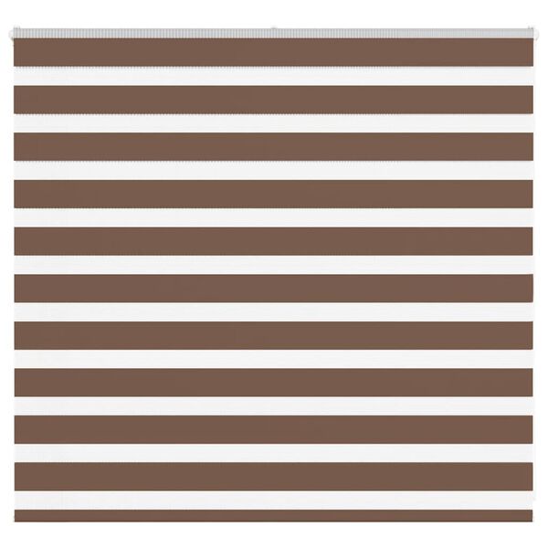 vidaXL Zebra roleta hněd&aacute; 165x100 cm &scaron;&iacute;řka l&aacute;tky 160,9 cm polyester