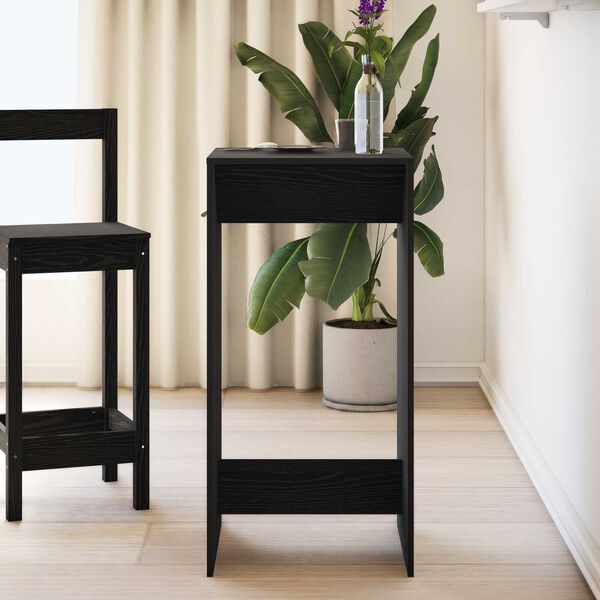 vidaXL Barový stůl Černý dub 51 x 50 x 103,5 cm kompozitní dřevo