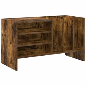 vidaXL Skř&iacute;ň na gramofonov&eacute; desky Kouřov&yacute; dub 78.5 x 35 x 45 cm