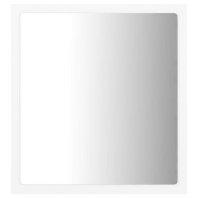 vidaXL LED koupelnové zrcadlo bílé 40 x 8,5 x 37 cm akrylové