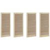 vidaXL Skř&iacute;ňov&eacute; dveře se dveřmi 4 pcs Př&iacute;rodn&iacute; 140.5 x 2 x 59.5 cm