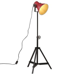 vidaXL Stojac&iacute; lampa 25 W červen&aacute; patina 35 x 35 x 65/95 cm E27