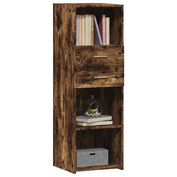 vidaXL Skř&iacute;ň highboard kouřov&yacute; dub 40 x 42,5 x 124 cm kompozitn&iacute; dřevo