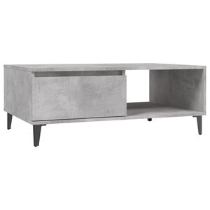 vidaXL Konferenčn&iacute; stolek betonově &scaron;ed&yacute; 90x60x35 cm kompozitn&iacute; dřevo