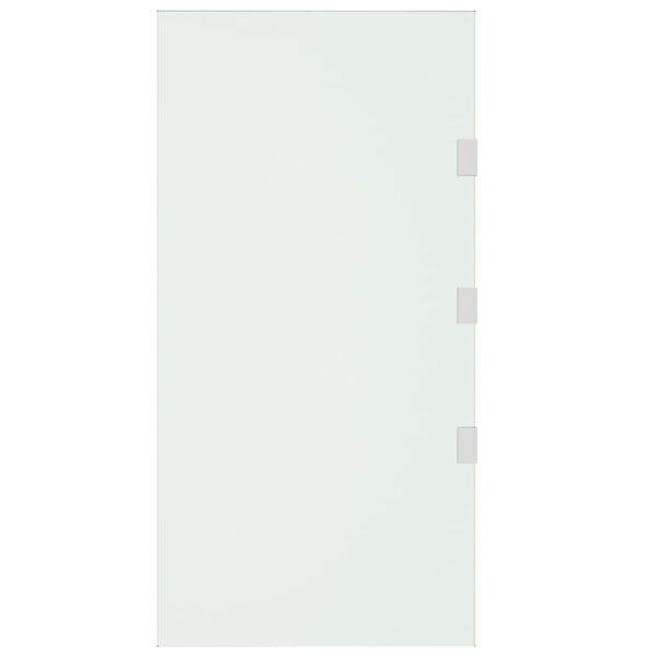 vidaXL Boční stěna k vchodové stříšce průhledná 50x100 cm tvrzené sklo