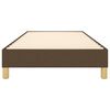 vidaXL Rám postele s boxspringem tmavě hnědá 80 x 200 cm textil