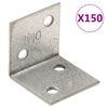 VidaXL &Uacute;hlov&eacute; konzoly 150 ks 2 mm 30 x 25 x 30 mm pozinkovan&aacute; ocel