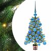 vidaXL V&aacute;nočn&iacute; stromeček s 150 LED diodami s stojanem Zelen&aacute; 65 cm PE
