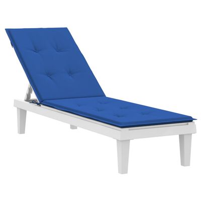 vidaXL Poduška na polohovací židli královsky modrá (75+105)x50x3 cm