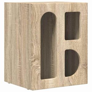 vidaXL Nočn&iacute; stolek ELST Sonoma dub 40 x 35 x 50 cm Kompozitn&iacute; dřevo