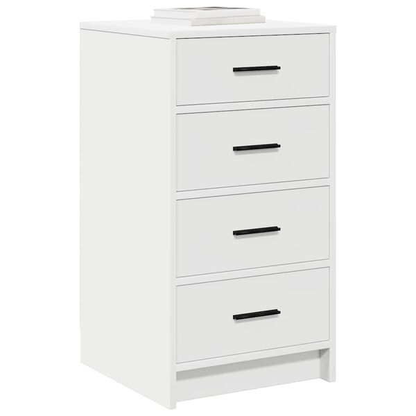 vidaXL Serv&iacute;rovac&iacute; skř&iacute;ň B&iacute;l&aacute; 40 x 41 x 75 cm Kompozitn&iacute; dřevo