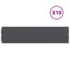 vidaXL Travn&iacute; lemy 10ks antracitov&aacute; 25x103cm ocel v&aacute;lcovan&aacute; za studena