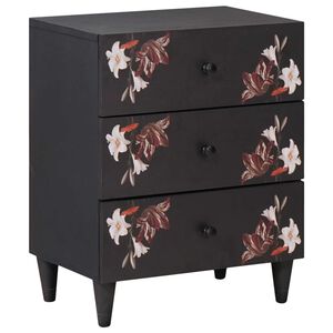 vidaXL Nočn&iacute; stolek V&iacute;cebarevn&yacute; 50 x 33 x 60 cm Masivn&iacute; mangov&eacute; dřevo