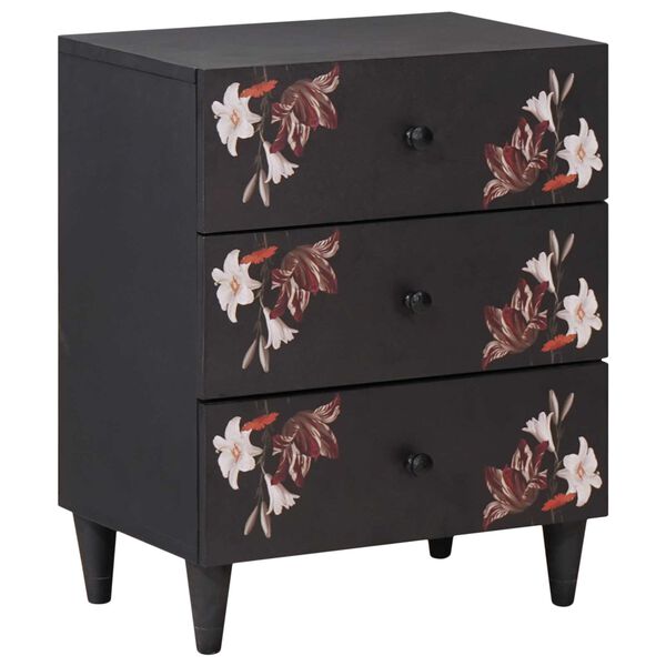 vidaXL Noční stolek Vícebarevný 50 x 33 x 60 cm Masivní mangové dřevo