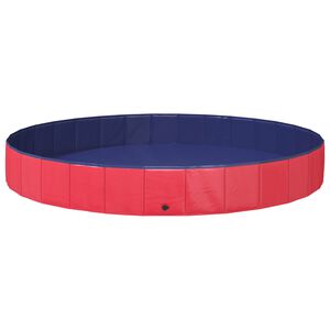 vidaXL Dětsk&yacute; baz&eacute;n Červen&aacute; &Oslash;300 x 38 cm Siln&yacute; PVC a inžen&yacute;rsk&eacute; dřevo