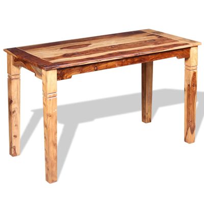 vidaXL Jídelní stůl, masivní sheeshamové dřevo, 120x60x76 cm