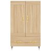 vidaXL Skř&iacute;ň highboard dub sonoma 69,5 x 31 x 115 cm kompozitn&iacute; dřevo