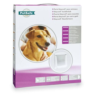 PetSafe 2cestná dvířka pro domácí mazlíčky 740 M 26,7 x 22,8 cm bílá